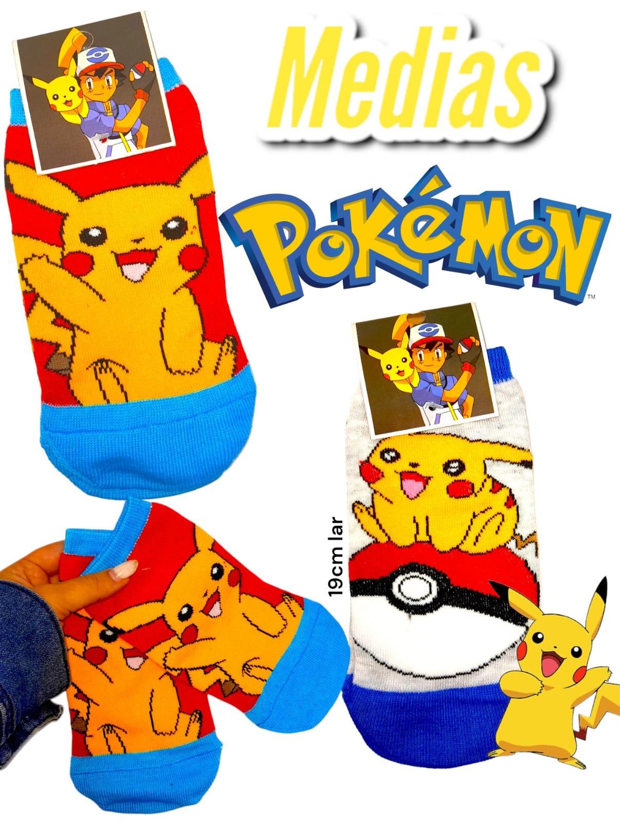 Set por 12 pares de medias Pokemon